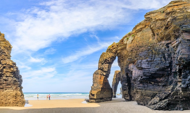 Spiaggia delle cattedrali Costa cantabrica Spagna