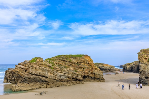 Spiaggia delle cattedrali Costa cantabrica Spagna