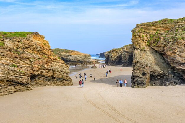 Spiaggia delle cattedrali Costa cantabrica Spagna