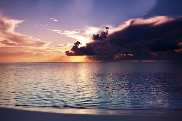 Spiaggia delle Maldive