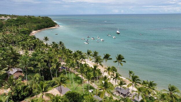 Spiaggia dello specchio a Porto Seguro Bahia Brasile Costa della scoperta