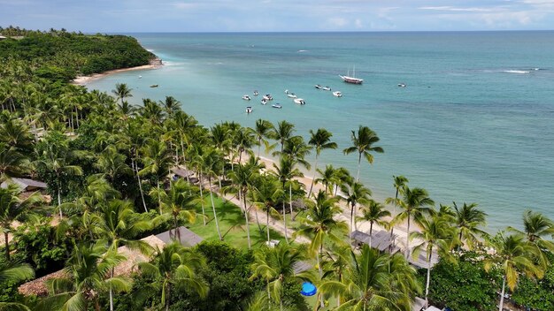 Spiaggia dello specchio a Porto Seguro Bahia Brasile Costa della scoperta