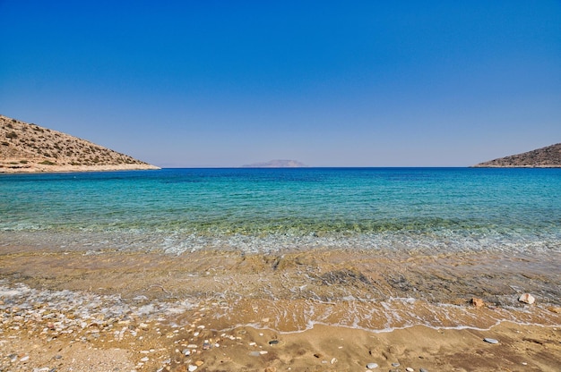 Spiaggia di Agia Theodoti nell'isola di Ios in Grecia