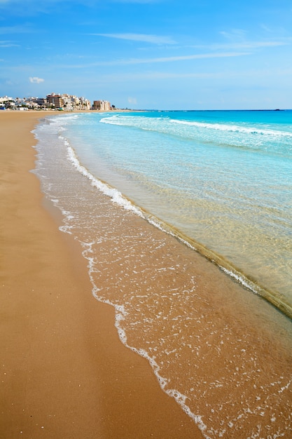 Spiaggia di Burriana a Castellon in Spagna