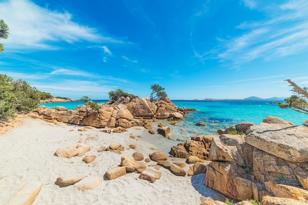 Spiaggia di Capriccioli in Costa Smeralda Italia