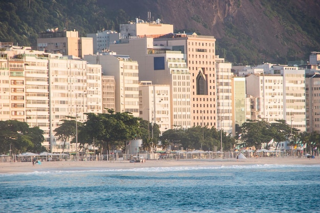 Spiaggia di Copacabana a Rio de Janeiro in Brasile