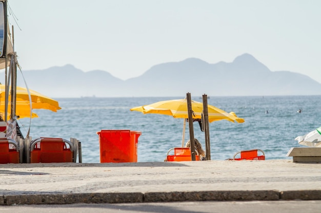 Spiaggia di Copacabana a Rio de Janeiro in Brasile