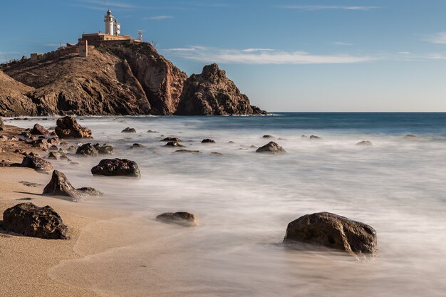 Spiaggia di Corralete nel Parco Naturale di Cabo de Gata, Spagna