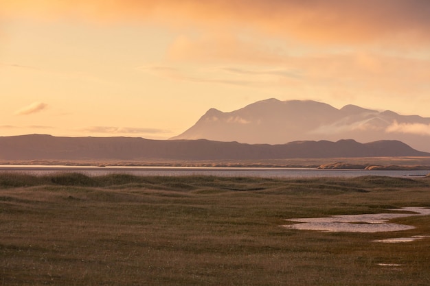 Spiaggia di Hunafjordur in Islanda del nord.