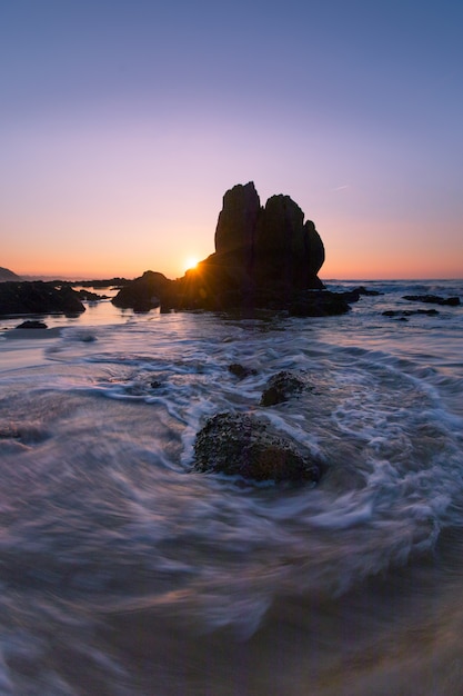 Spiaggia di Ilbarritz da Biarritz, Paesi Baschi.