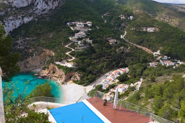 Spiaggia di Javea La Granadella a Xabia Alicante in Spagna