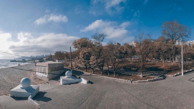 Spiaggia di Lanzheron a Odessa Ucraina