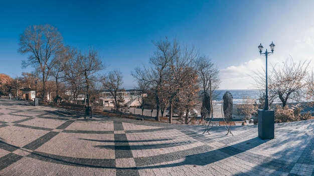 Spiaggia di Lanzheron a Odessa Ucraina