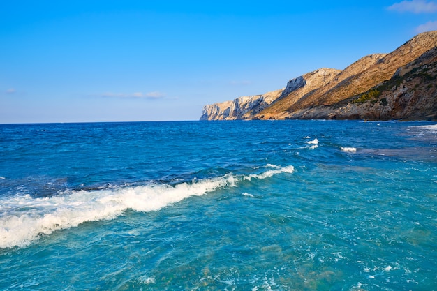 Spiaggia di Las Rotas a Denia Alicante