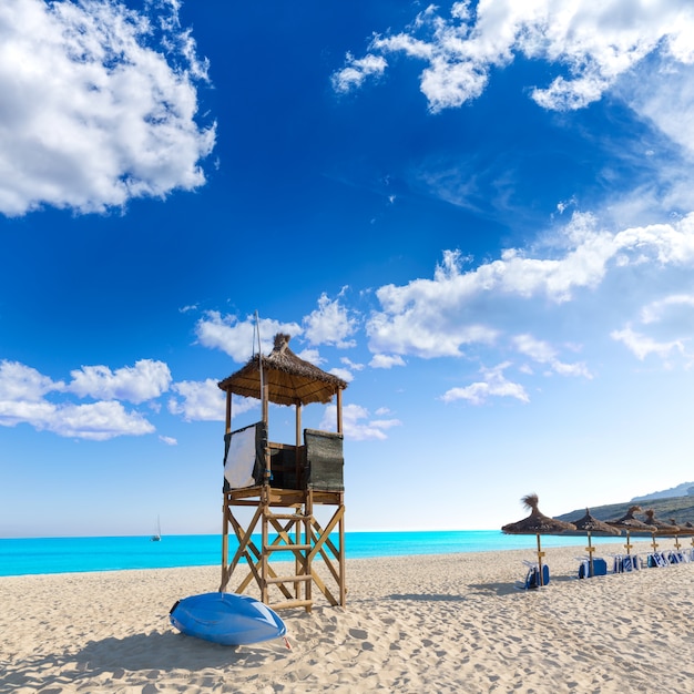 Spiaggia di Maiorca Cala Mesquida a Maiorca Baleari