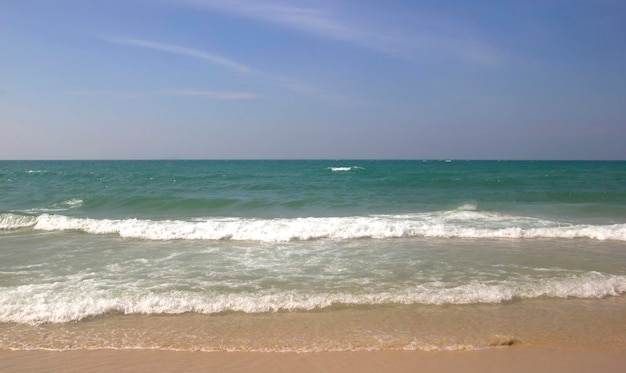 Spiaggia di mare naturale