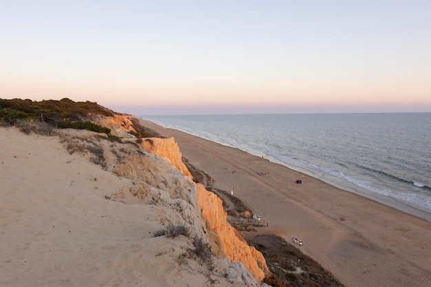 Spiaggia di Mazagon nella provincia di Huelva Spagna Una delle spiagge più belle della Spagna