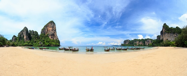 Spiaggia di Railay, Krabi, mare delle Andamane Tailandia