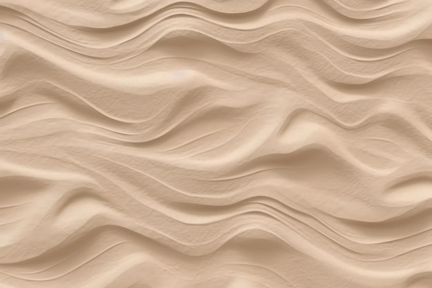 Spiaggia di sabbia bianca senza soluzione di continuità o dune di sabbia del deserto generate con l'intelligenza artificiale