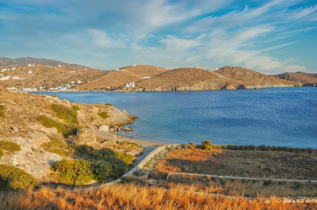 Spiaggia di Tzamaria nell'isola di Ios