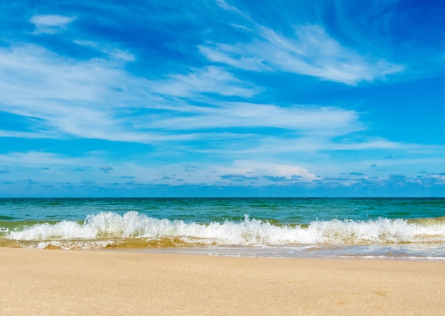 Spiaggia e mare tropicale