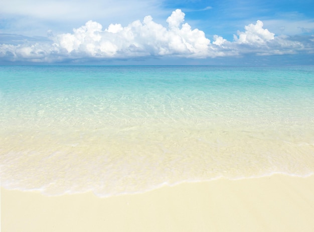 Spiaggia e mare tropicale