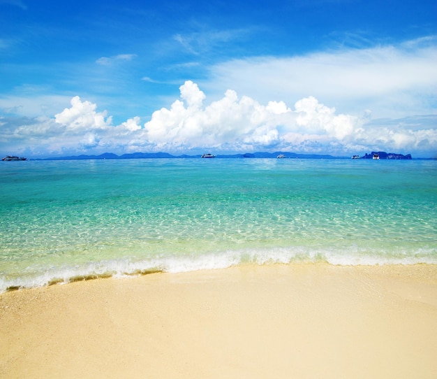 Spiaggia e mare tropicale