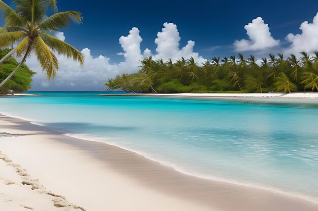 spiaggia estiva tropicale