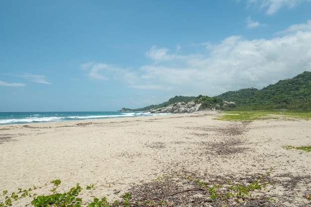 Spiaggia naturale nel Parco Nazionale Tayrona