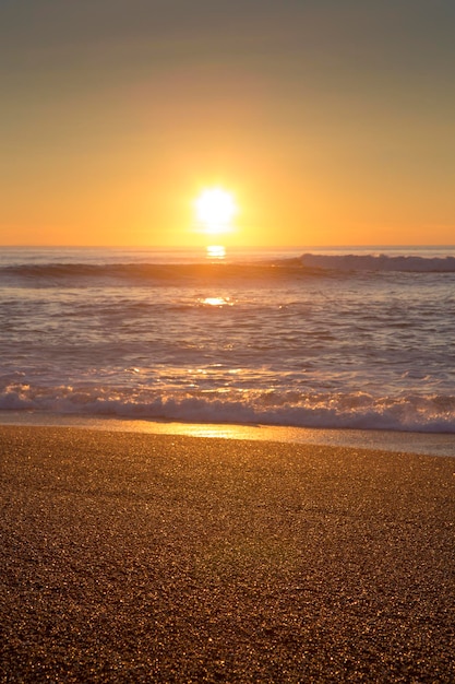 Spiaggia Oceano e tramonto a Biarritz