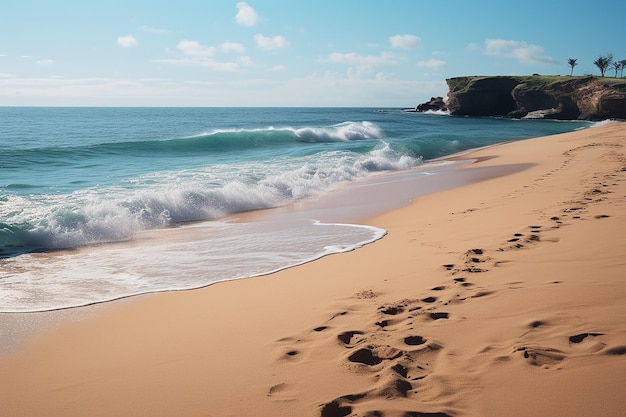 spiaggia panoramica dell'algarve