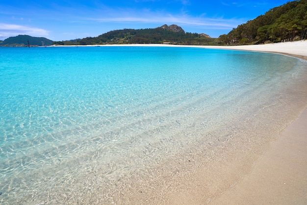 Spiaggia Praia de Rodas a islas Cies isola di Vigo