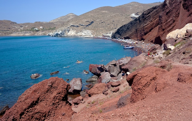 Spiaggia rossa - isola di Santorini - Grecia