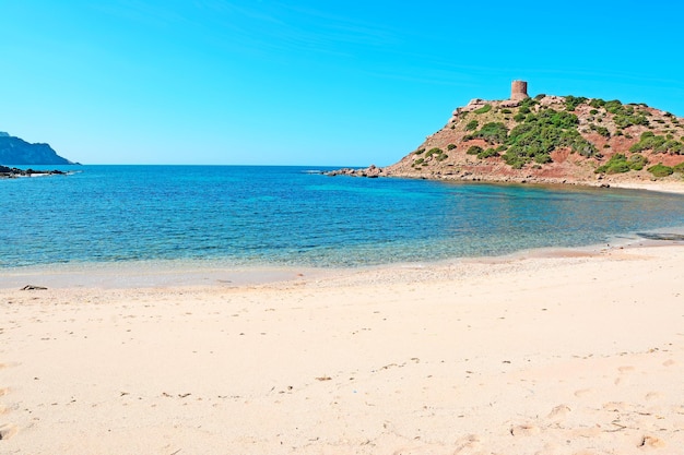 Spiaggia sabbiosa a Porticciolo Sardegna