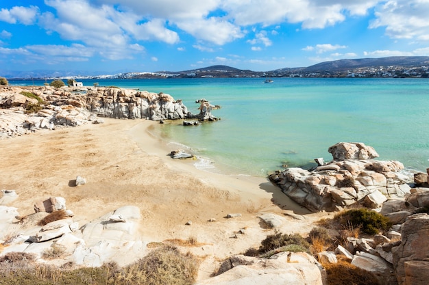 Spiaggia sull'isola di Paros