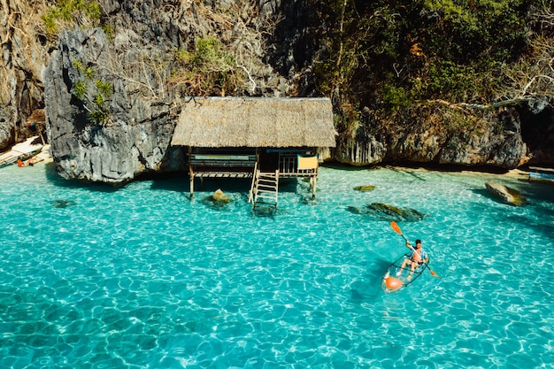 Spiaggia tropicale a Coron, nelle Filippine