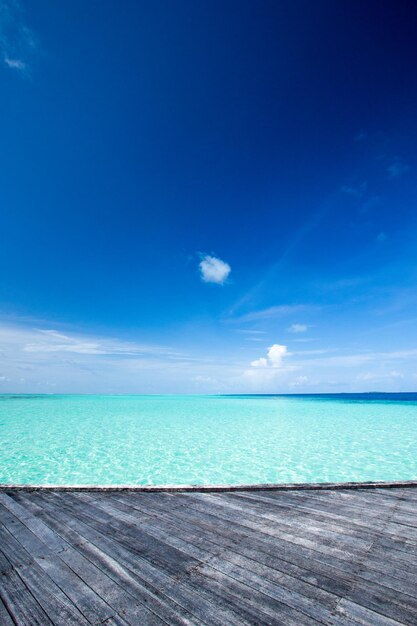 Spiaggia tropicale alle Maldive