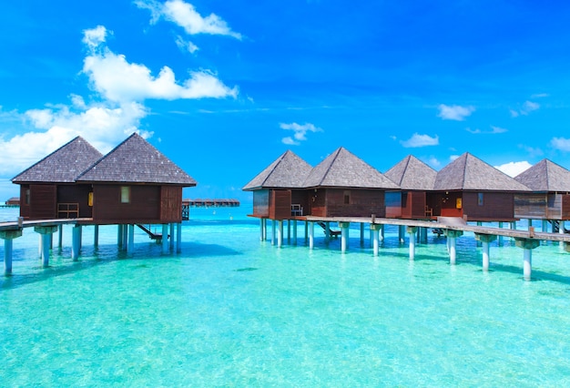 Spiaggia tropicale alle Maldive