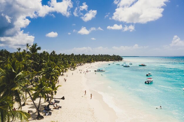 Spiaggia tropicale dei Caraibi