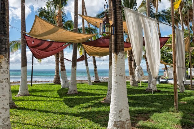 Spiaggia tropicale del paradiso messicano