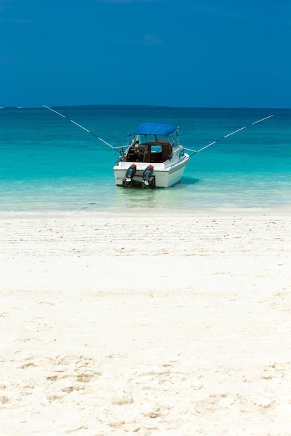 Spiaggia tropicale Vacanze estive e concetto di vacanza per il turismo