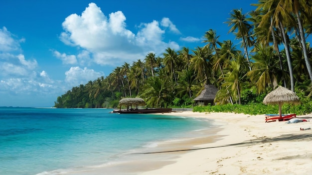 Spiaggia tropicale