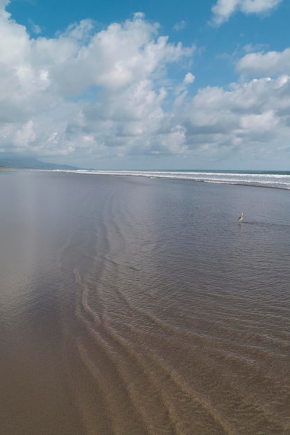 Spiaggia vuota a Matapalo Costa Rica