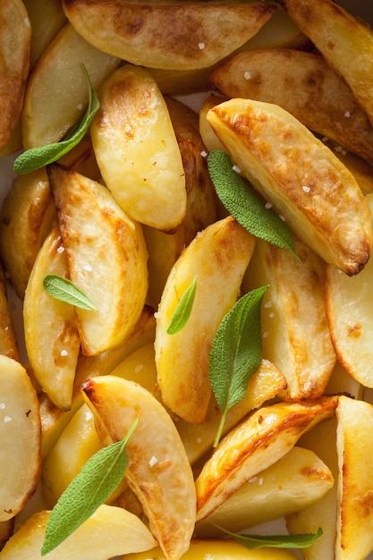 Spicchi di patate al forno