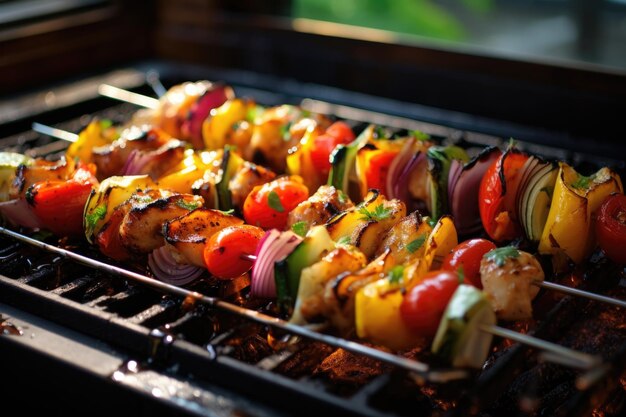 Spiccioli marinati pronti per la griglia al barbecue