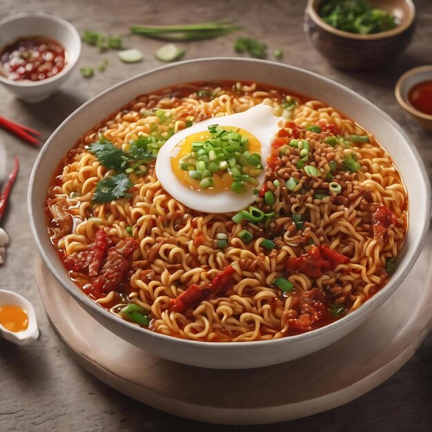 Spicy instant noodles coreani