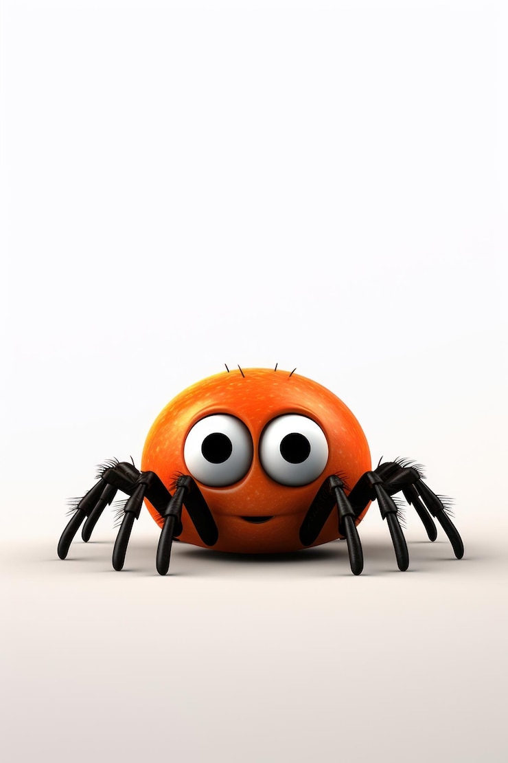 Photo spider halloween arachnid cartoon