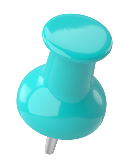 Spinta pin Pin di disegno 3D pin illustrazione 3D
