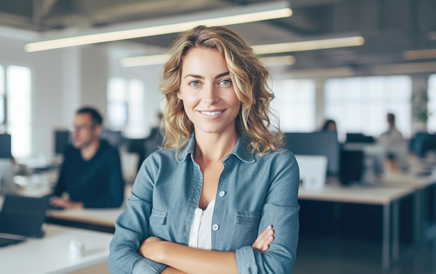 Spirito imprenditoriale femminile in ufficio