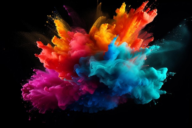 Splash a colori 3D